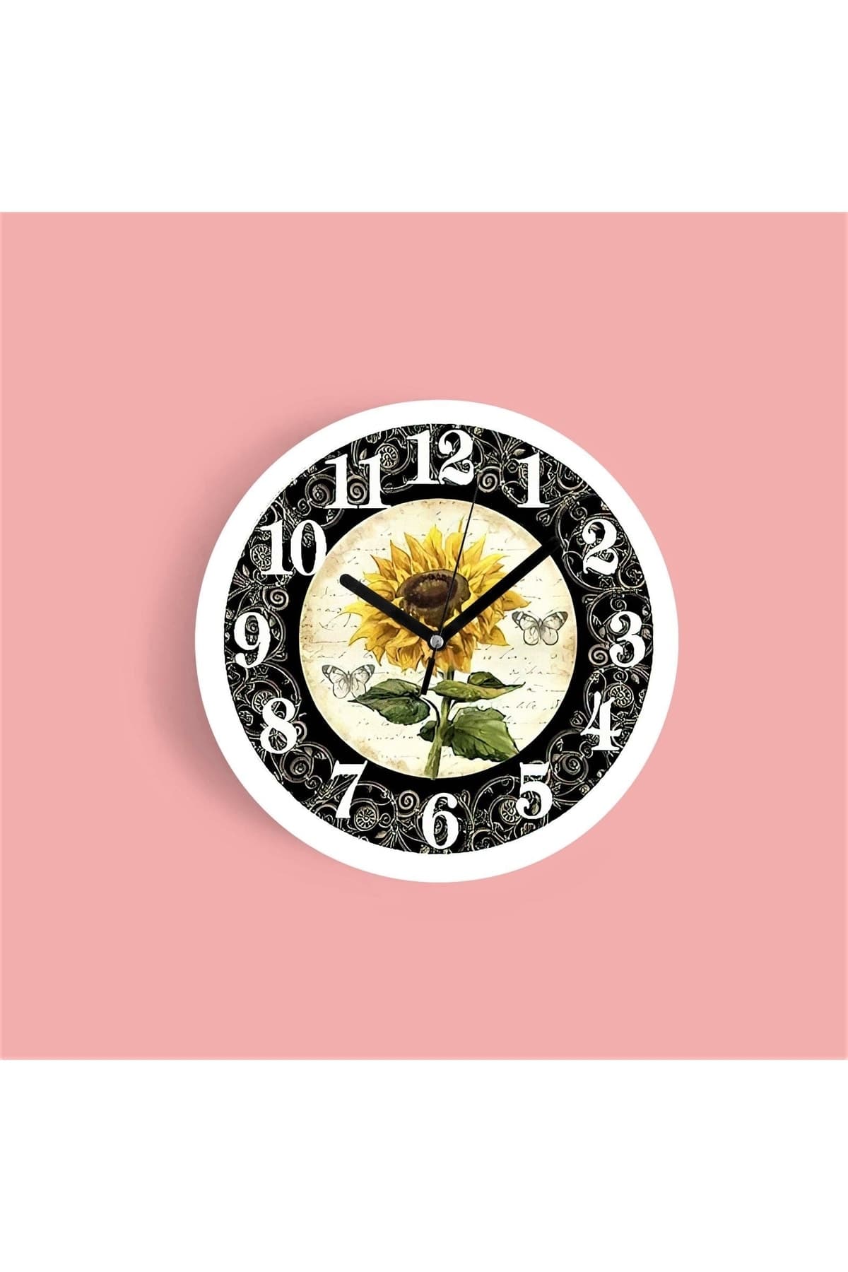 Bilge Retro Tasarımlı Duvar Saati 35x 35cm