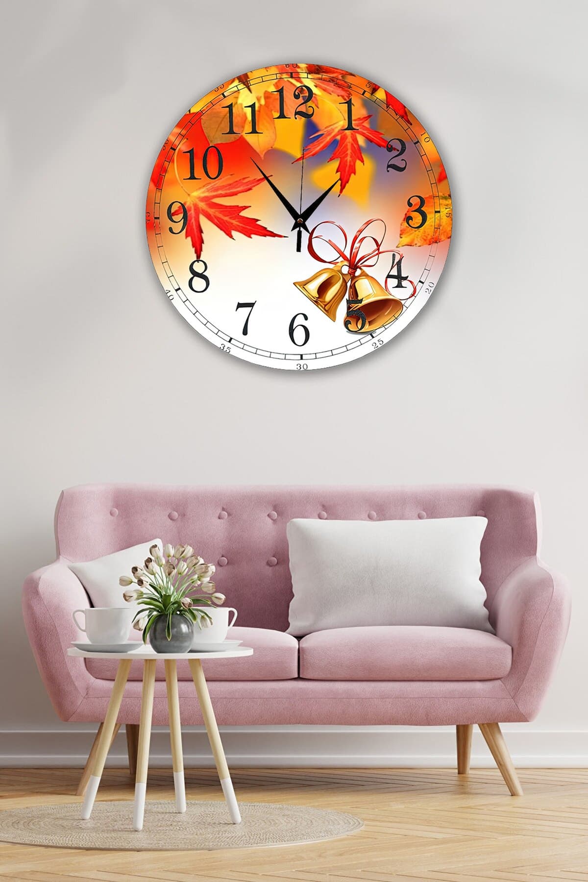 Bilge Retro Tasarımlı Duvar Saati 35 X 35 Cm
