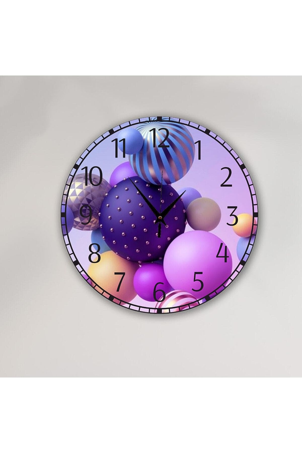 Bilge Retro Tasarımlı Duvar Saati 35 X 35 Cm