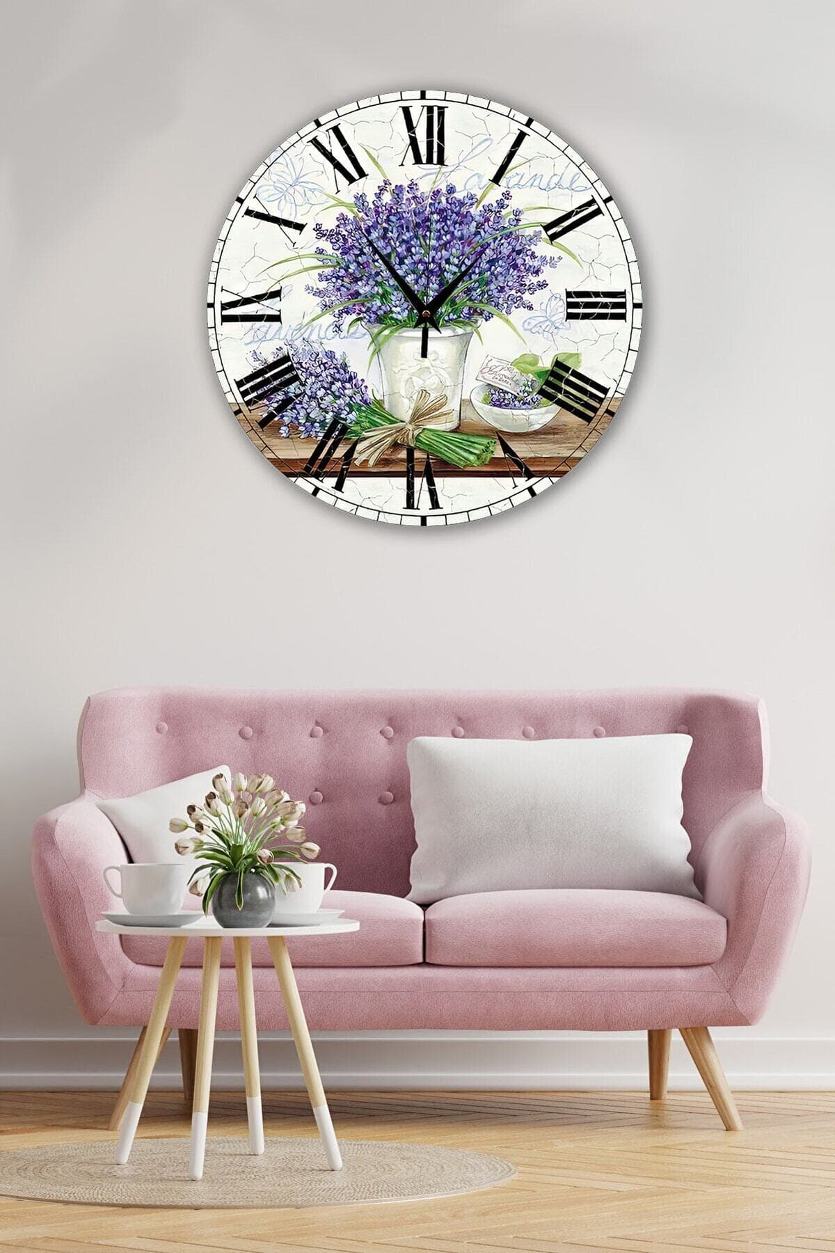 Bilge Retro Tasarımlı Duvar Saati 35 X 35 Cm