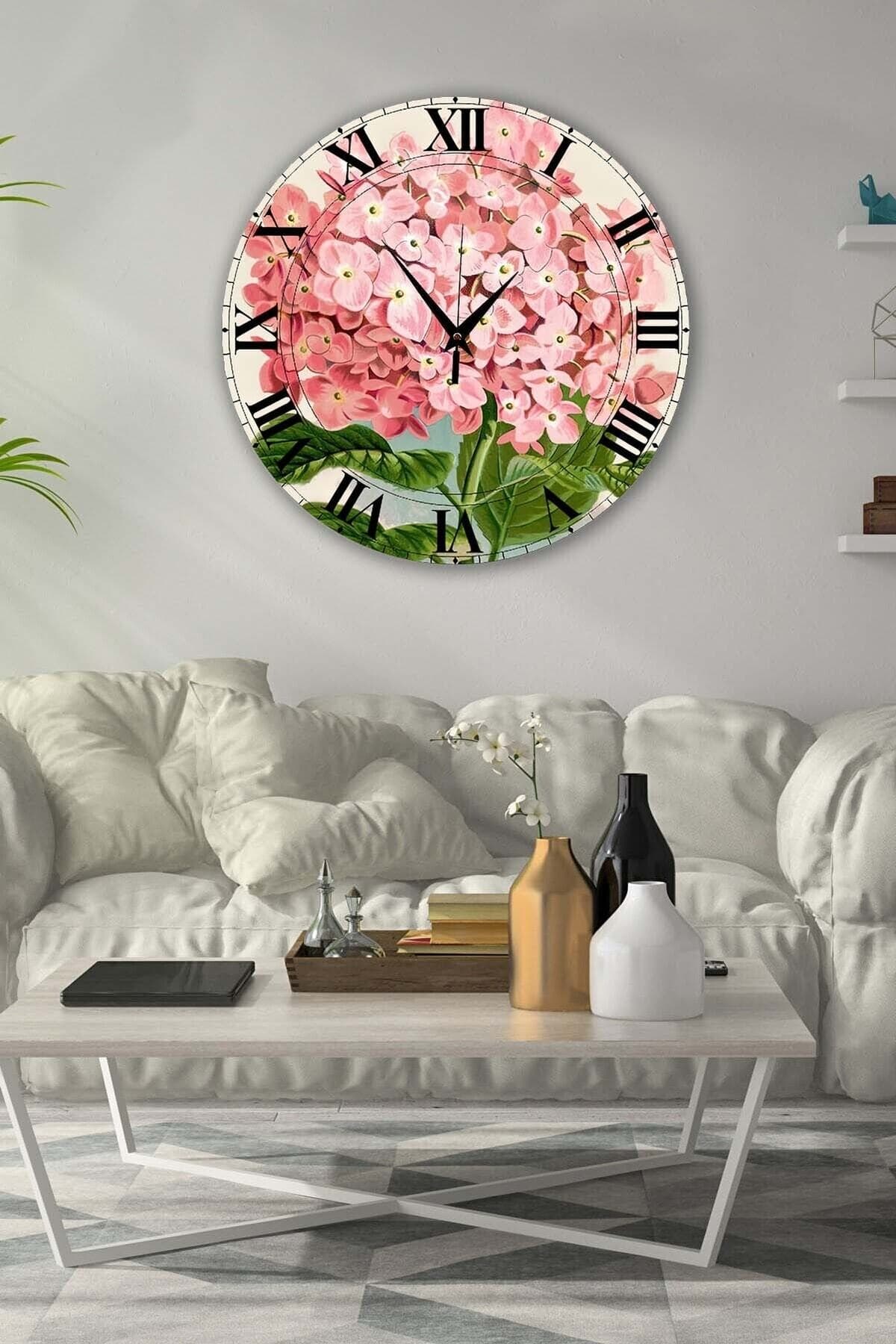 Bilge Retro Tasarımlı Duvar Saati 35 X 35 Cm