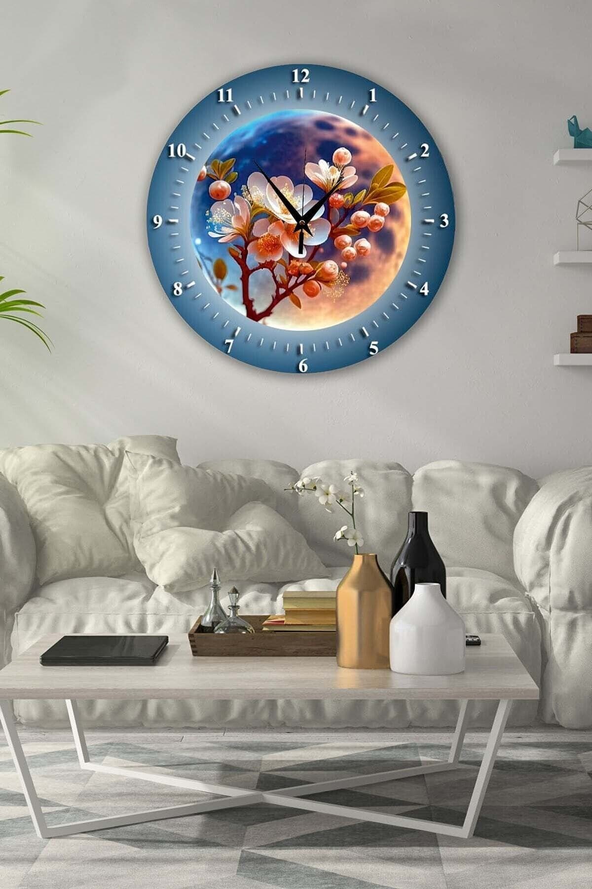 Retro Tasarımlı Duvar Saati 40 X 40 Cm