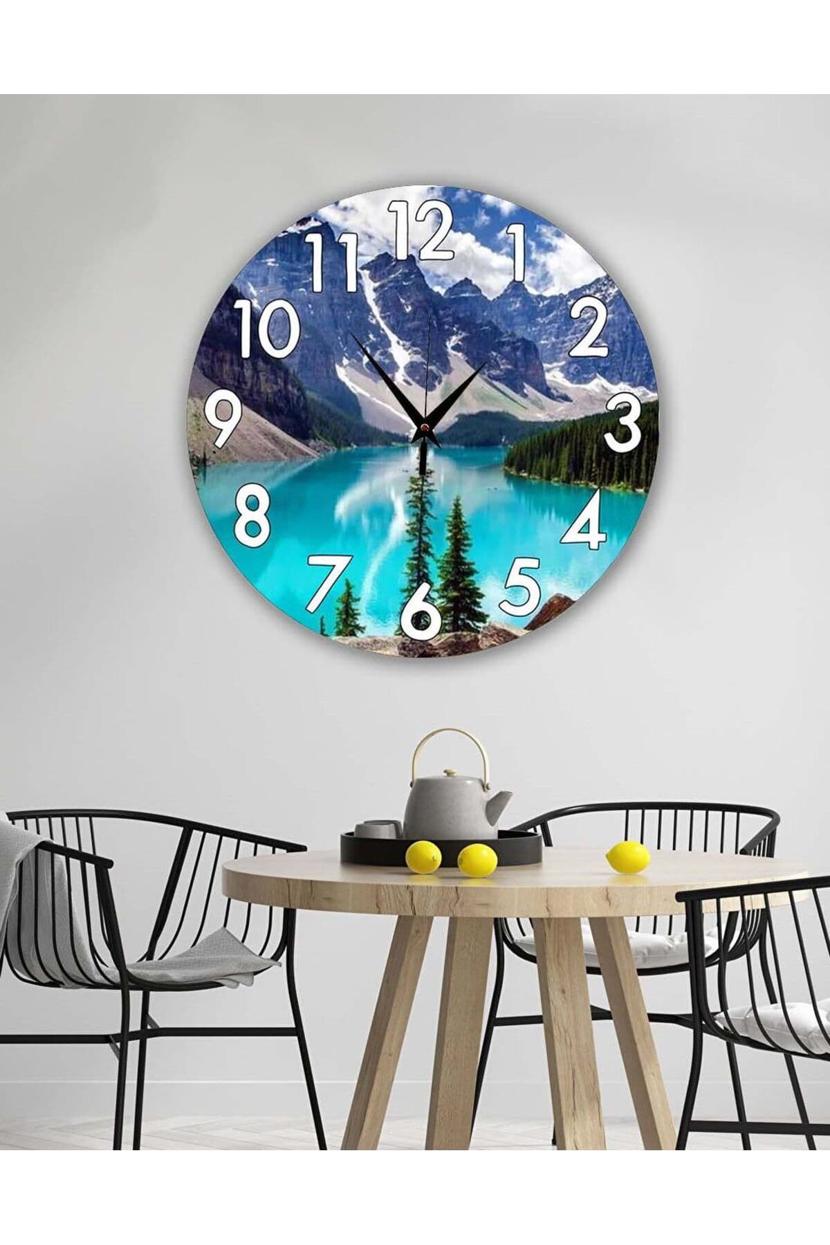 Retro Tasarımlı Duvar Saati 35X35 CM