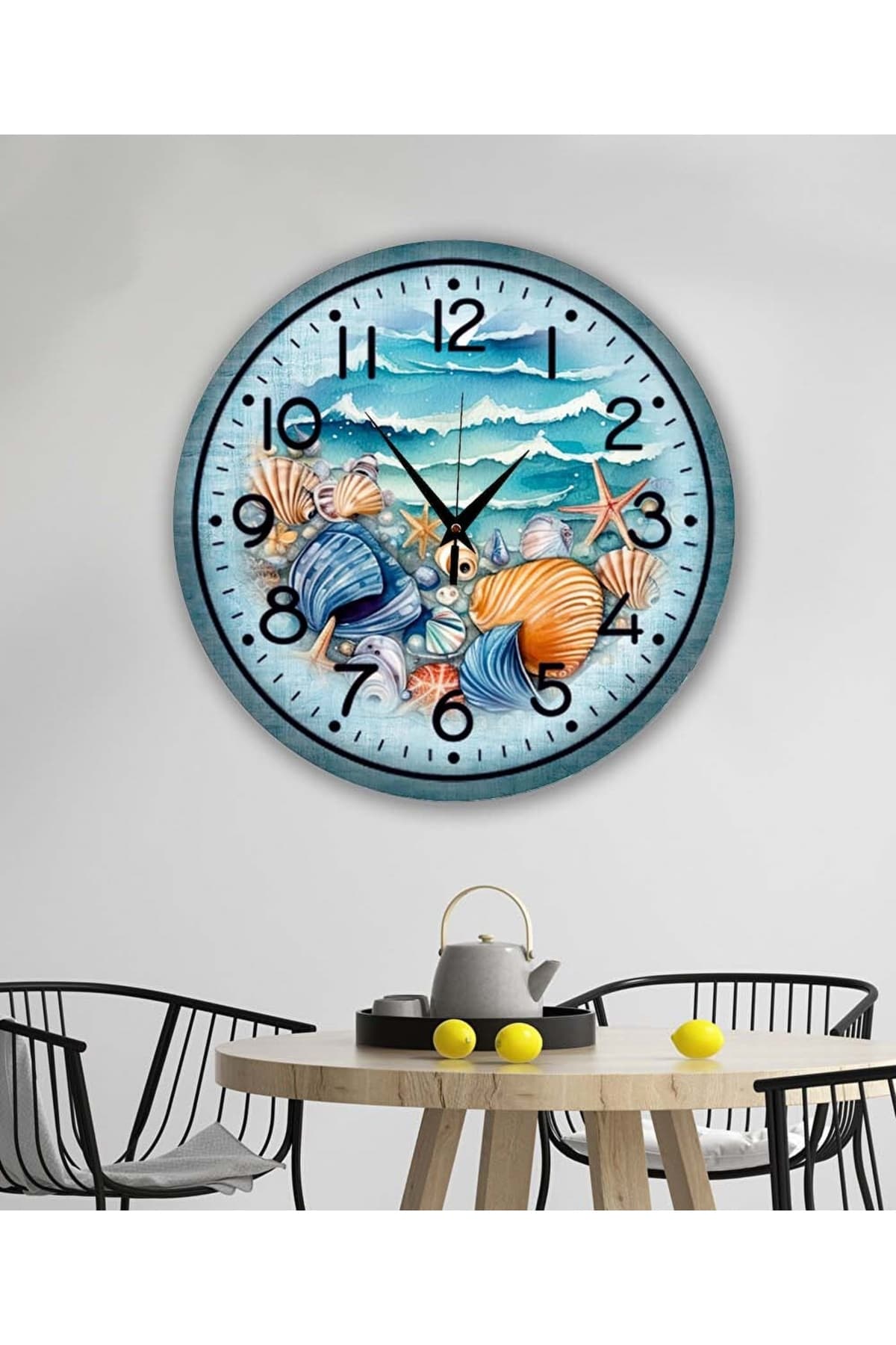 bilge Tasarım Retro Duvar Saati 40 x 40 CM