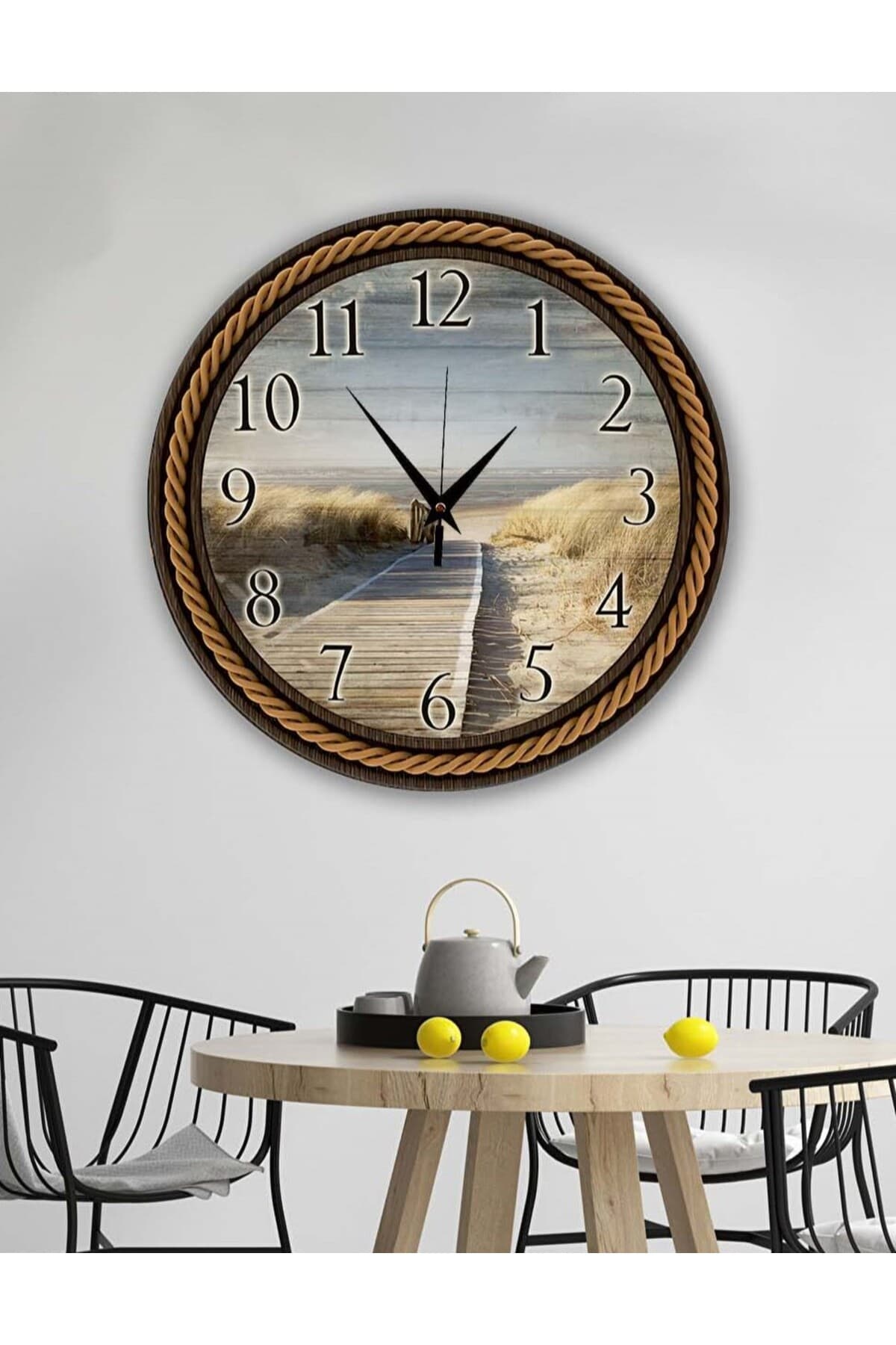 bilge Tasarım retro Duvar Saati 35 CM x 35CM