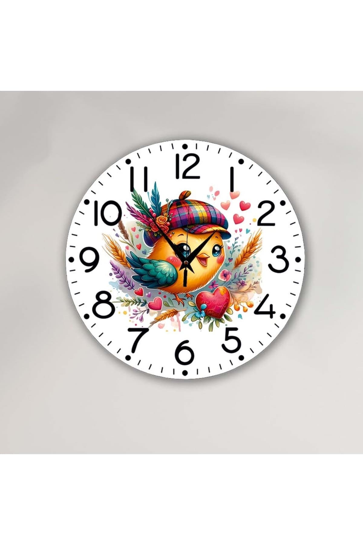 bilge Tasarım Çocuk odası Duvar Saati 30 x 30 CM