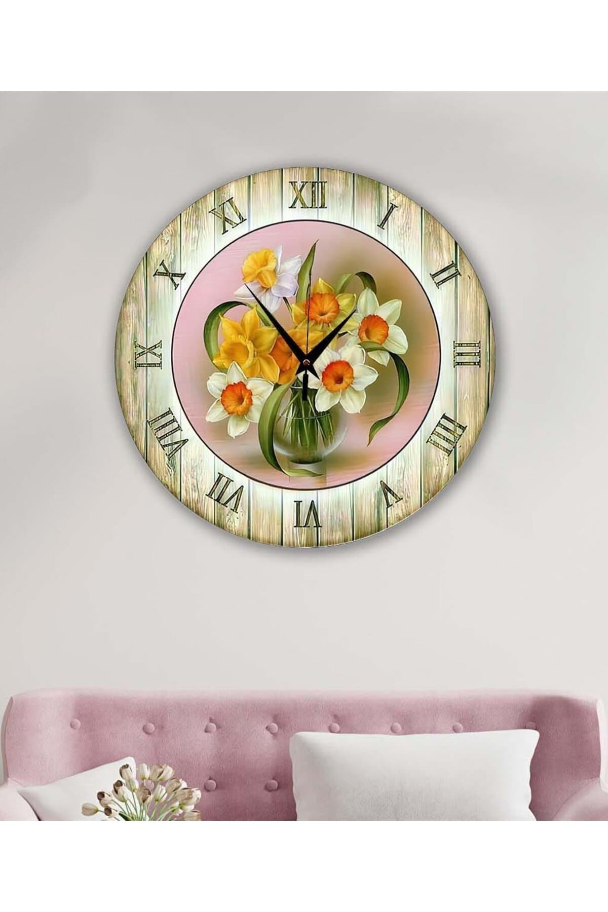 bilge Tasarım retro Duvar Saati 40 x 40 CM