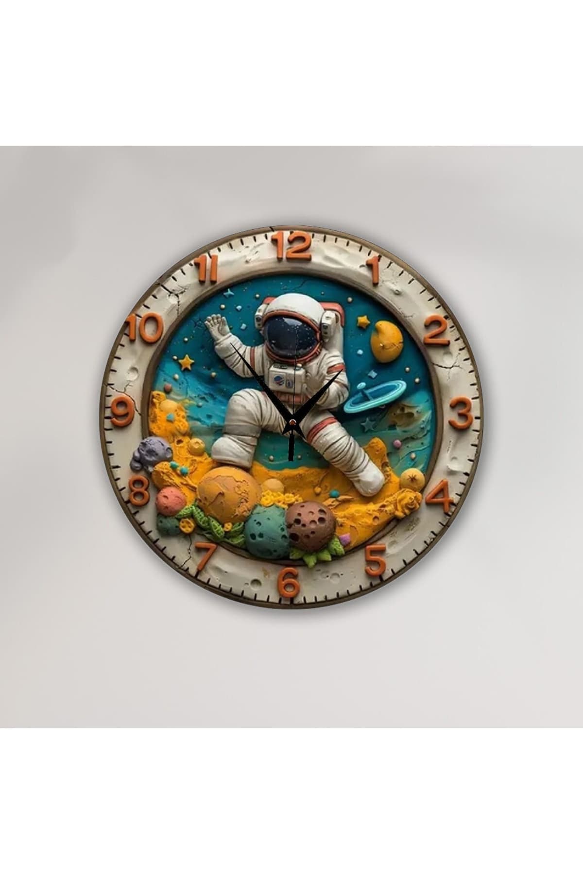 bilge Tasarım Çocuk Odası Duvar Saati 30 x 30 CM