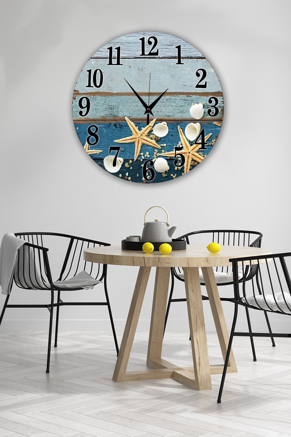 bilge Tasarım retro Duvar Saati 35 x 35 CM
