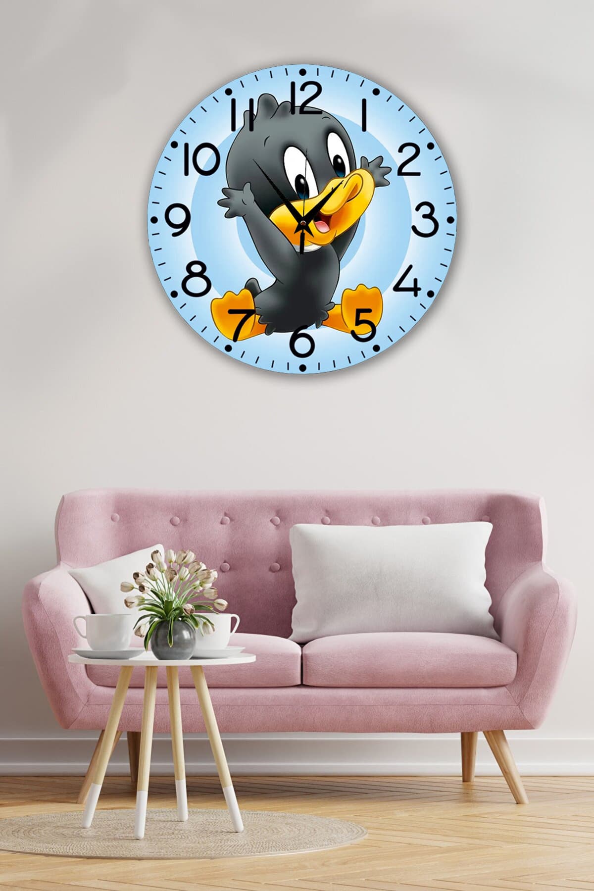 bilge Tasarım Çocuk Odası Duvar Saati 30 x 30 CM