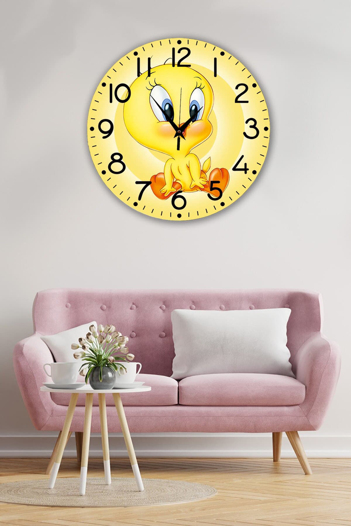 bilge Tasarım Çocuk Odası Duvar Saati 30 x 30 CM