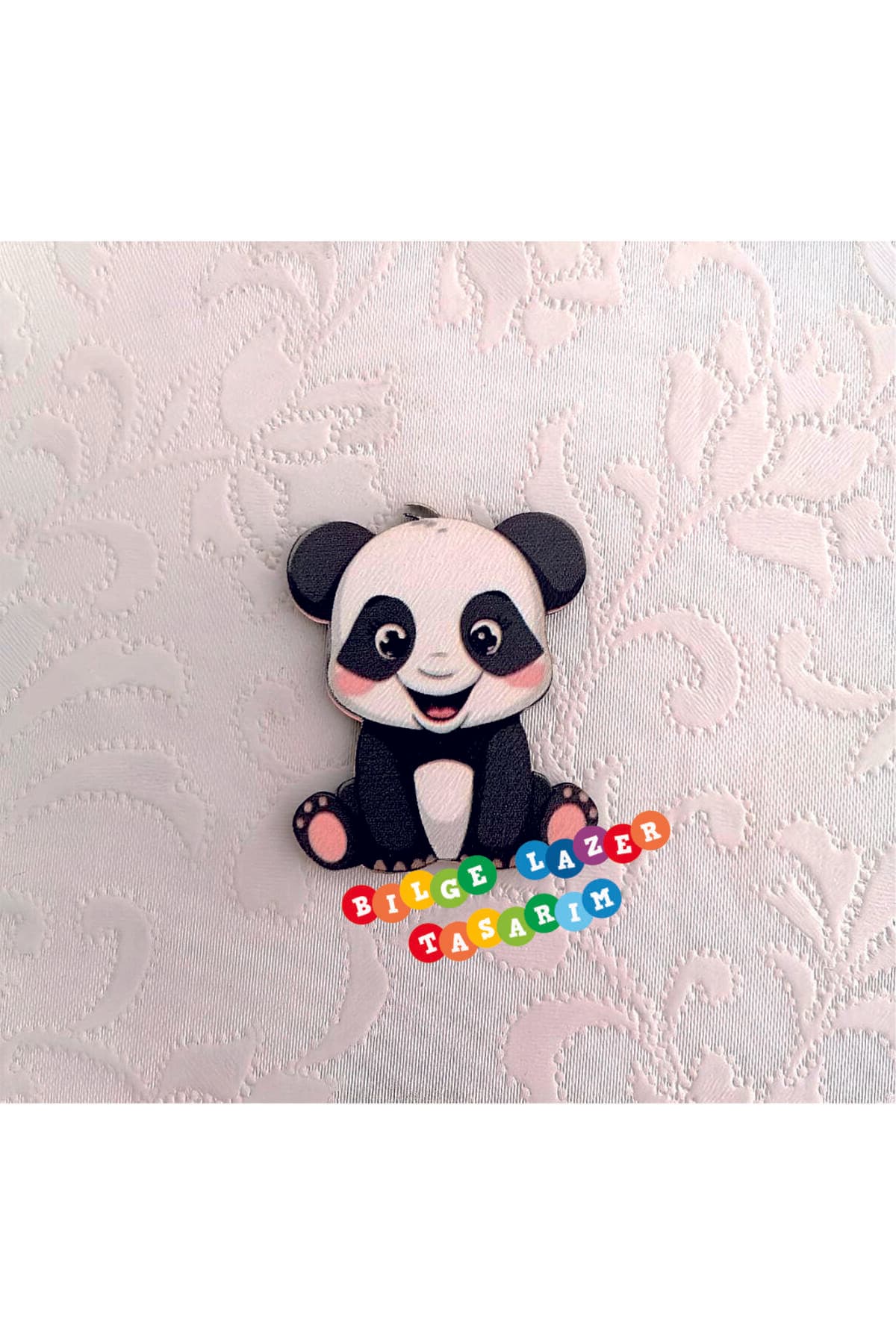 25 Adet safari panda temalı 5 cm UV baskılı figür süslemelere uygun